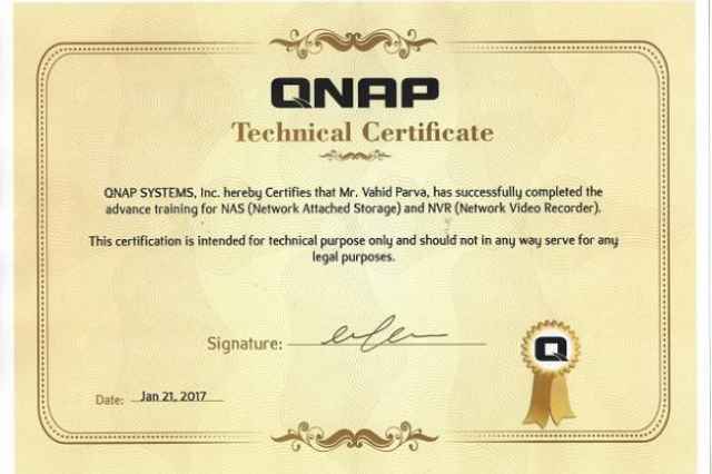 خدمات QNAP : نصب و راه اندازي، طراحي و اجراي سناريو ها