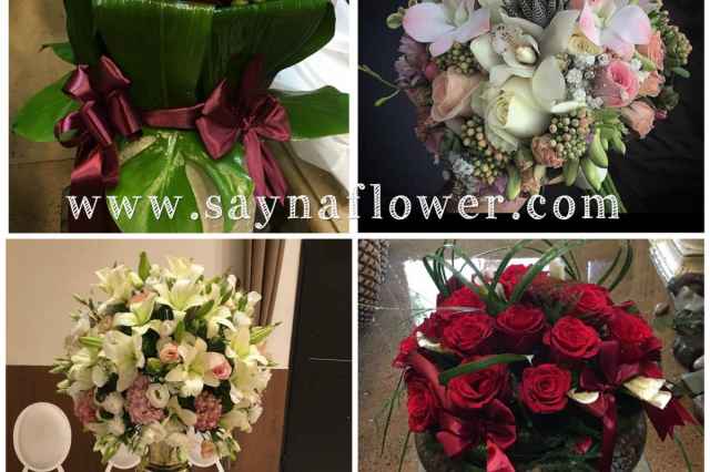 تزيين گل - سفارش گل - گل آرايي - گل مراسم ختم