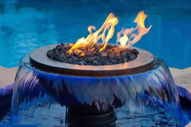 آبنماي آب و آتش فايبرگلاس