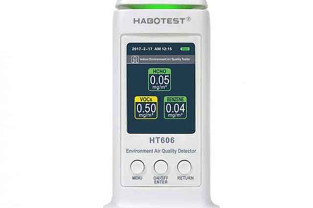دستگاه اندازه گيري HCHO-TVOC و بنزن مدل HABOTEST HT606