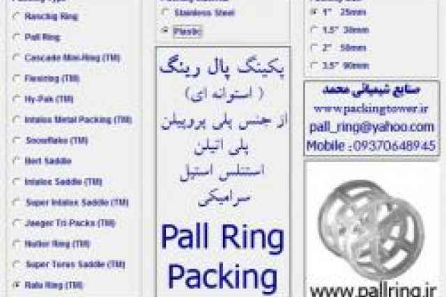 Rucshing ring - pall ring