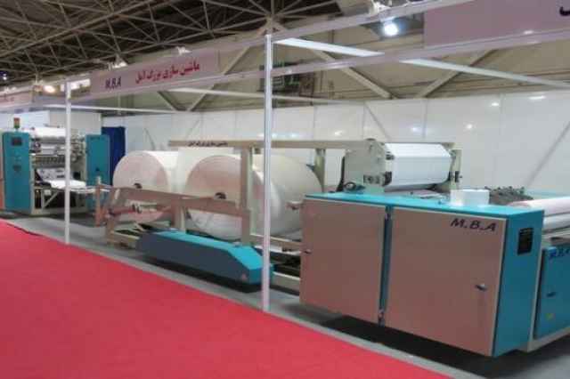 دستگاه توليد دستمال كاغذي صادرات عراق ماشين سازي آمل