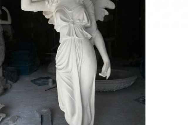 مجسمه فرشته بالدار ,مجسمه زن بالدار سنگي و فايبرگلاس