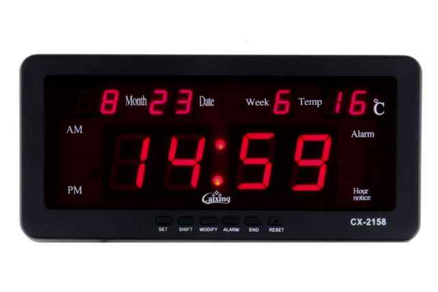 ساعت روميزي و ديواري ديجيتال مدل 2158