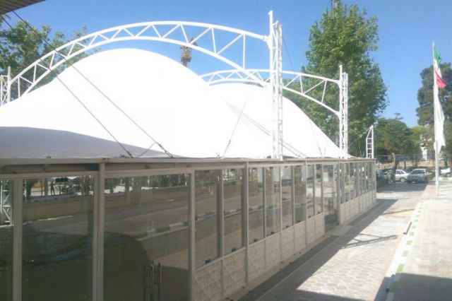 سقف خيمه اي تالار-پوشش سقف باغ رستوران-