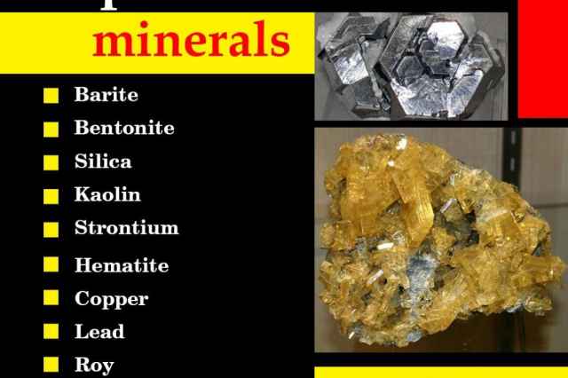 تهيه مواد معدني