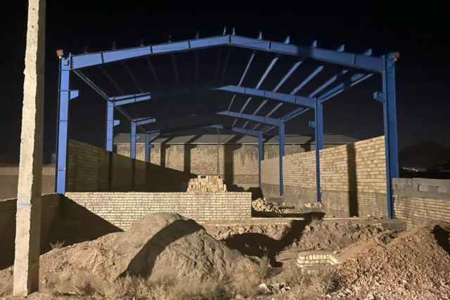 سوله كارگاهي نيمه ساخت در قهجاورستان اصفهان