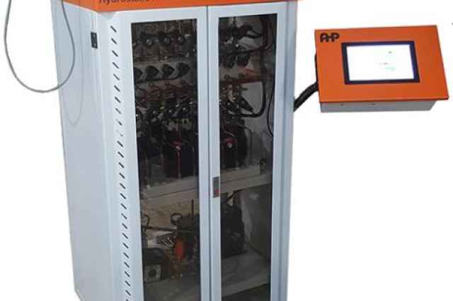 دستگاه تست فشار هيدرواستاتيك هيدرو لوله تركيدگي ISO 11