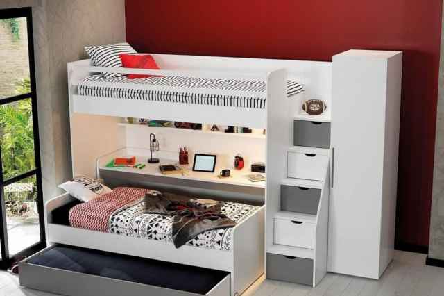 توليد و فروش مصنوعات چوبي: تخت خواب دو طبقه ، تك طبقه