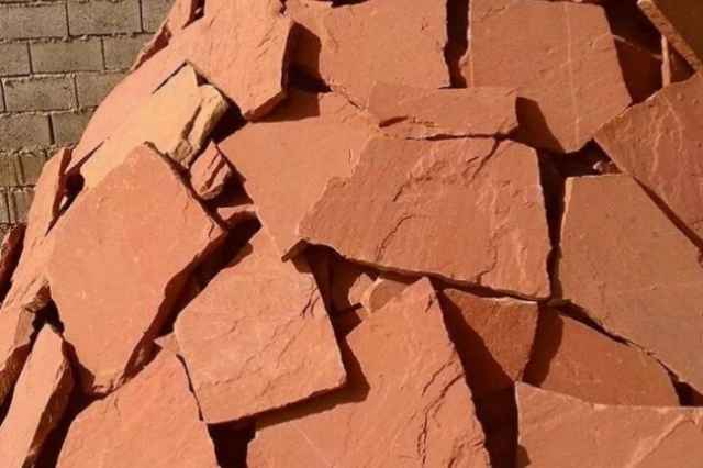 اجراي سنگ لاشه ديوار كف حيات نماي ساختمان سنگ