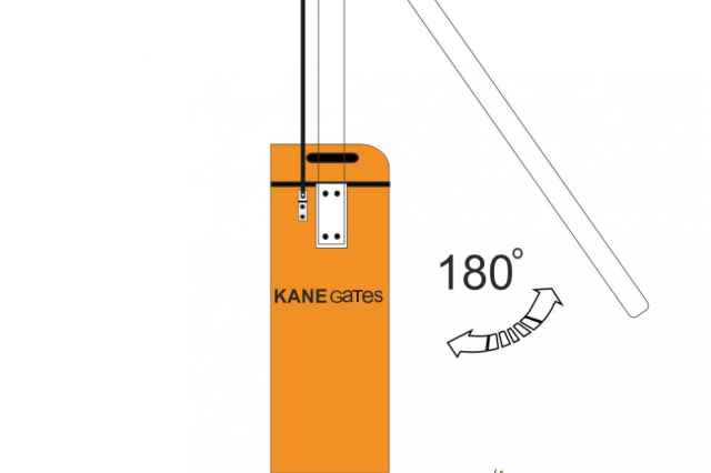 راهبند سرعت بالا كانه گيتس مدل خم شونده 180 درجه-6 متر